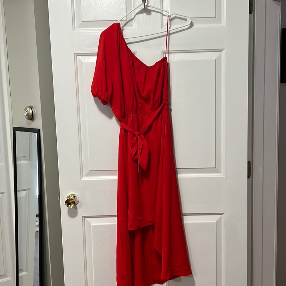 Magnolia Boutique One Shoulder Asymmetrical Dress